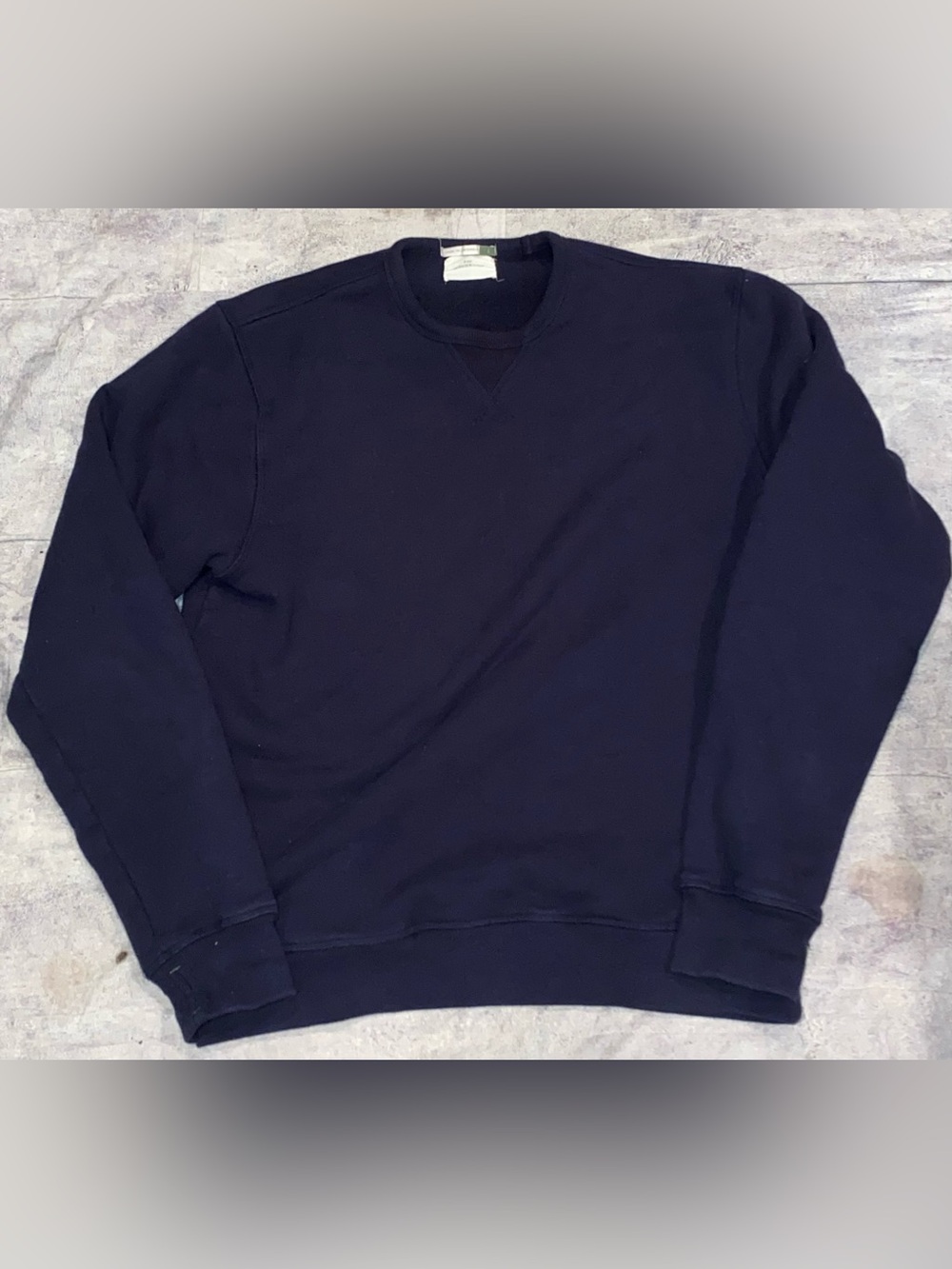 Sid Mashburn French Terry Sweatshirt Crewneck Long Sleeve L 100% Cotton Lounge